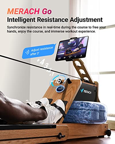 Foldable Water Rowing Machine with 400LBS Weight Capacity Y676821