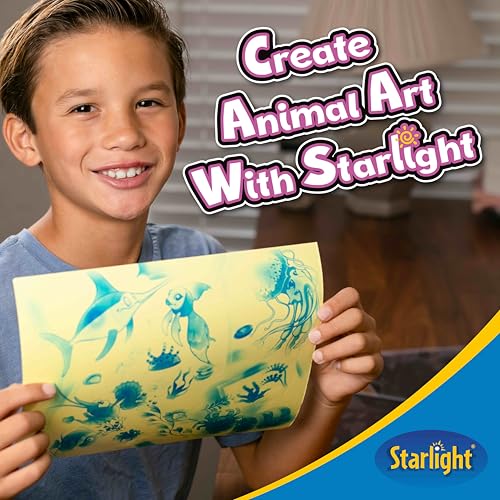 Light-Activated Paper Art Kit with UV Flashlight J92511