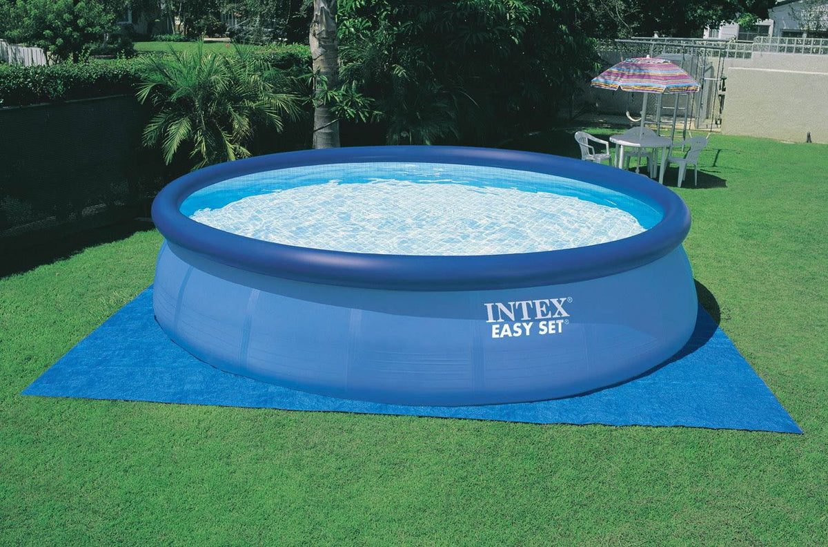 15ft x 42in Inflatable Round Swimming Pool & Pump Z65884