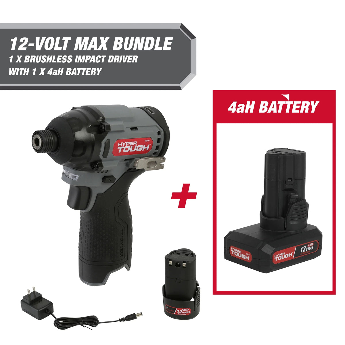 12-Volt Cordless Brushless Impact Driver E61651