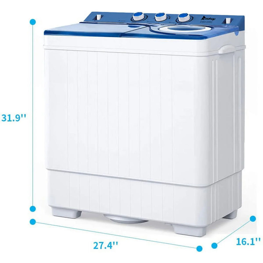 Semi-automatic Twin Tub Washing Machine, White&Blue F145734
