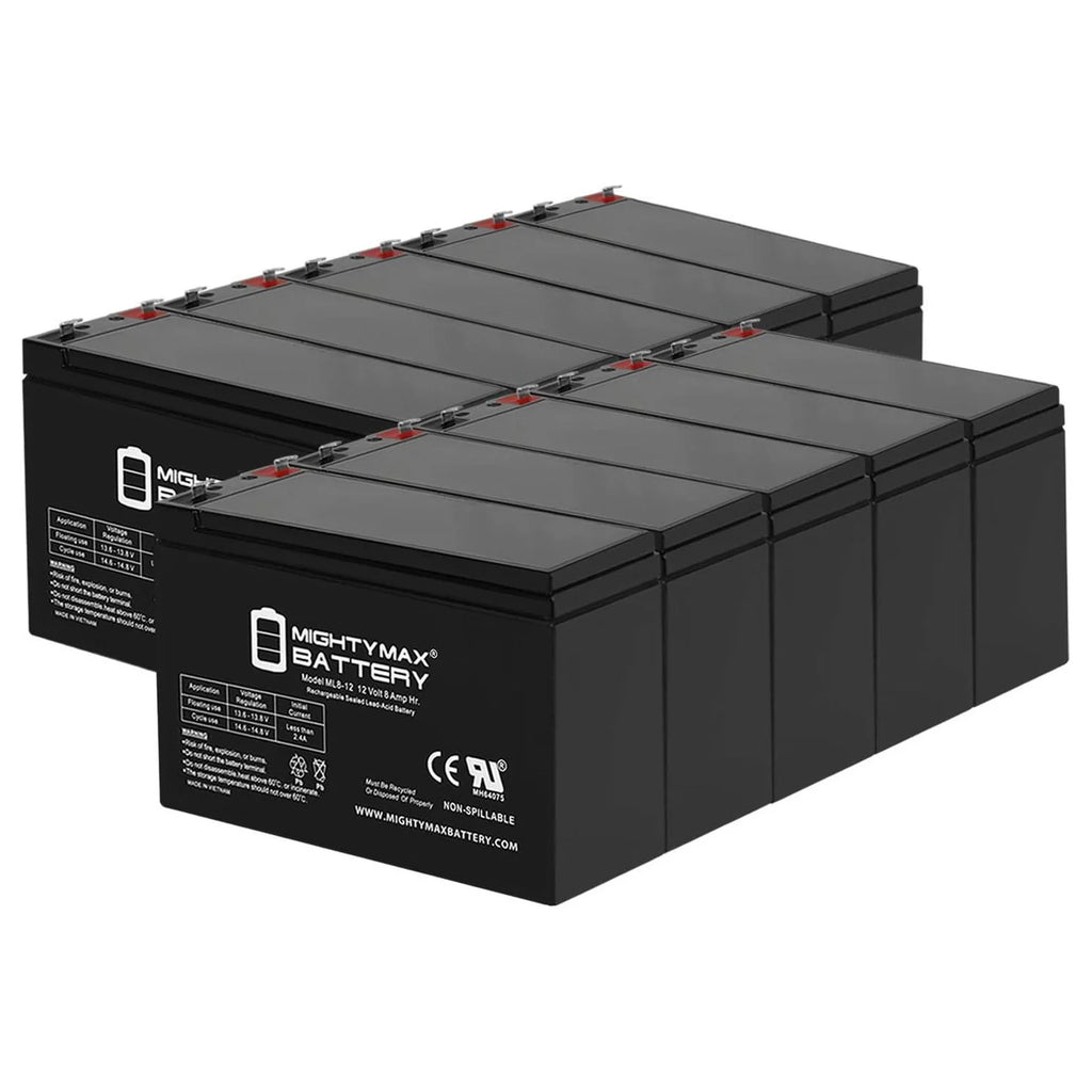 12 Volt 8 AH Rechargeable SLA AGM Battery Q213