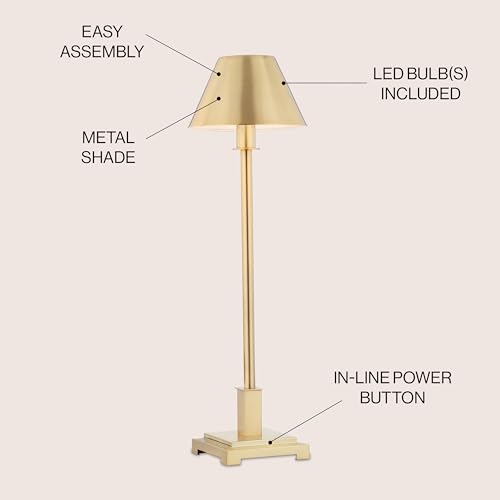 26" Metal Shade LED Table Lamp D651961