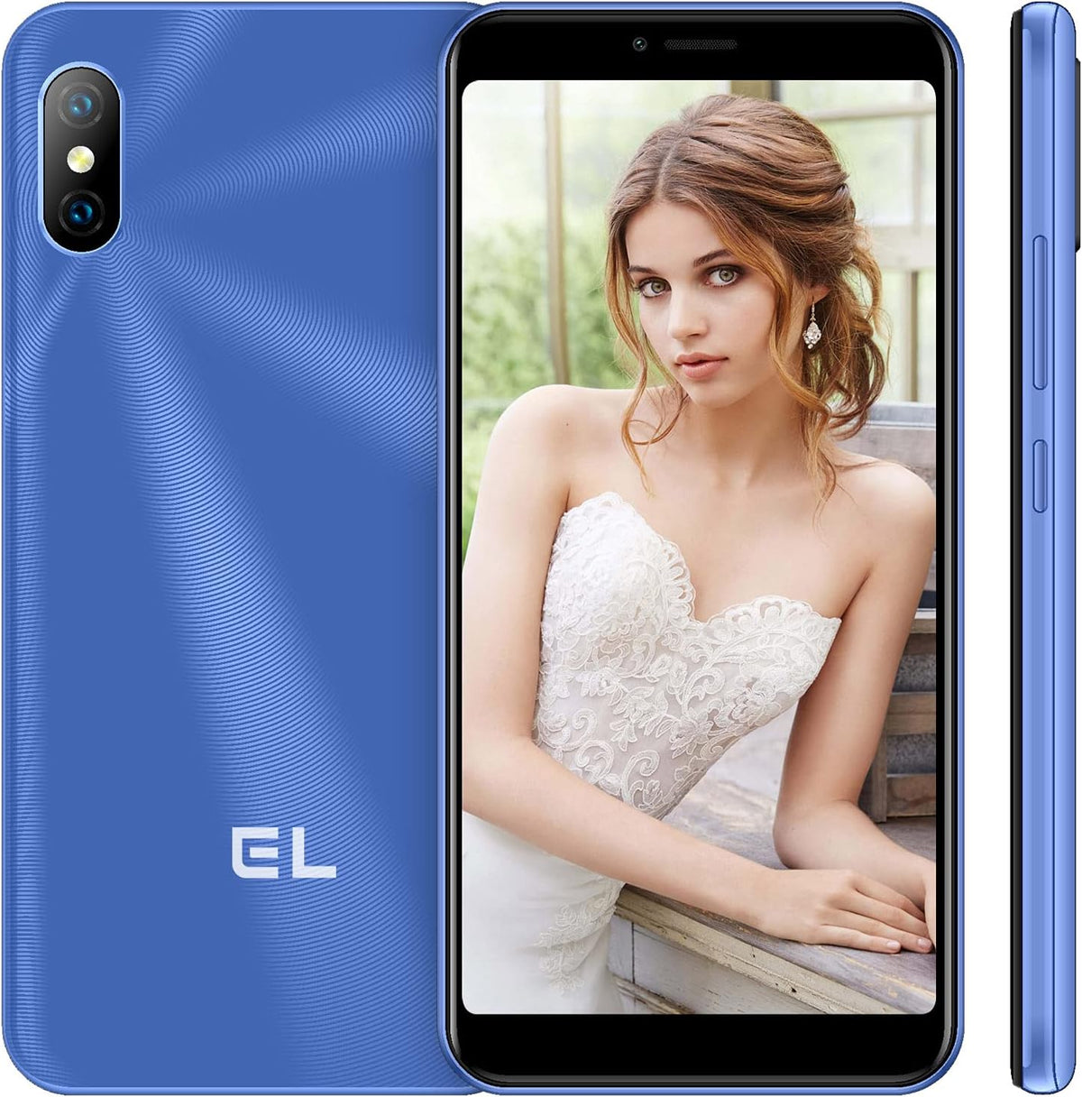 Unlocked 4G Dual SIM Smartphone, Android 8.1 5.5" Full-Screen, 2500mAh Battery, Red W73008