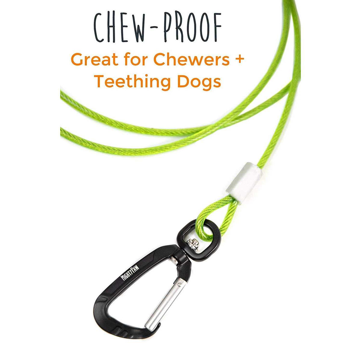 Chew Proof Dog Leash Metal Cable L8769
