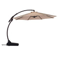 Beige Aluminum Cantilever Patio Umbrella T58927