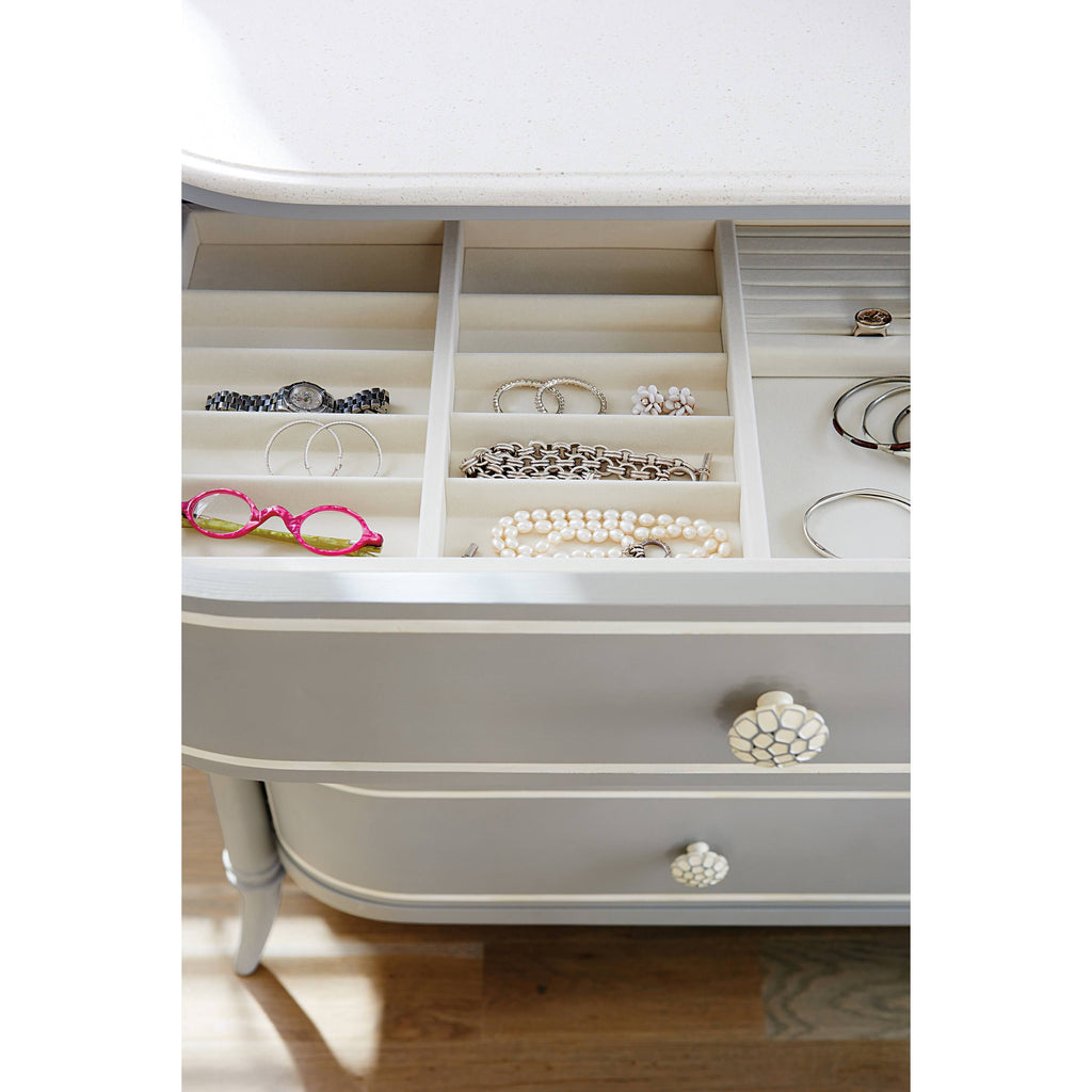 Gray Four Drawer Nightstand G2173