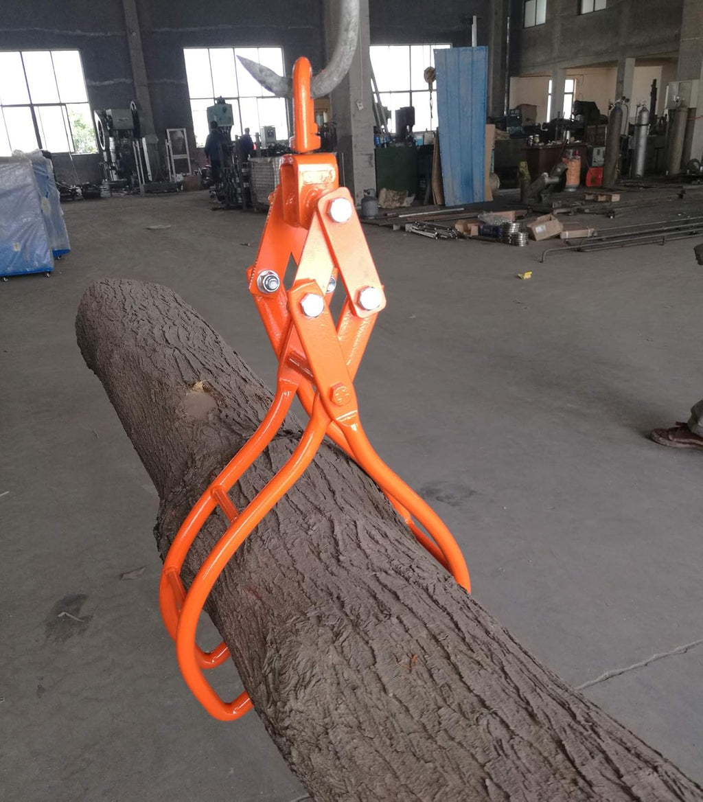 28" 4 Claw Heavy Duty Solid Steel Log Lifting Tongs D884