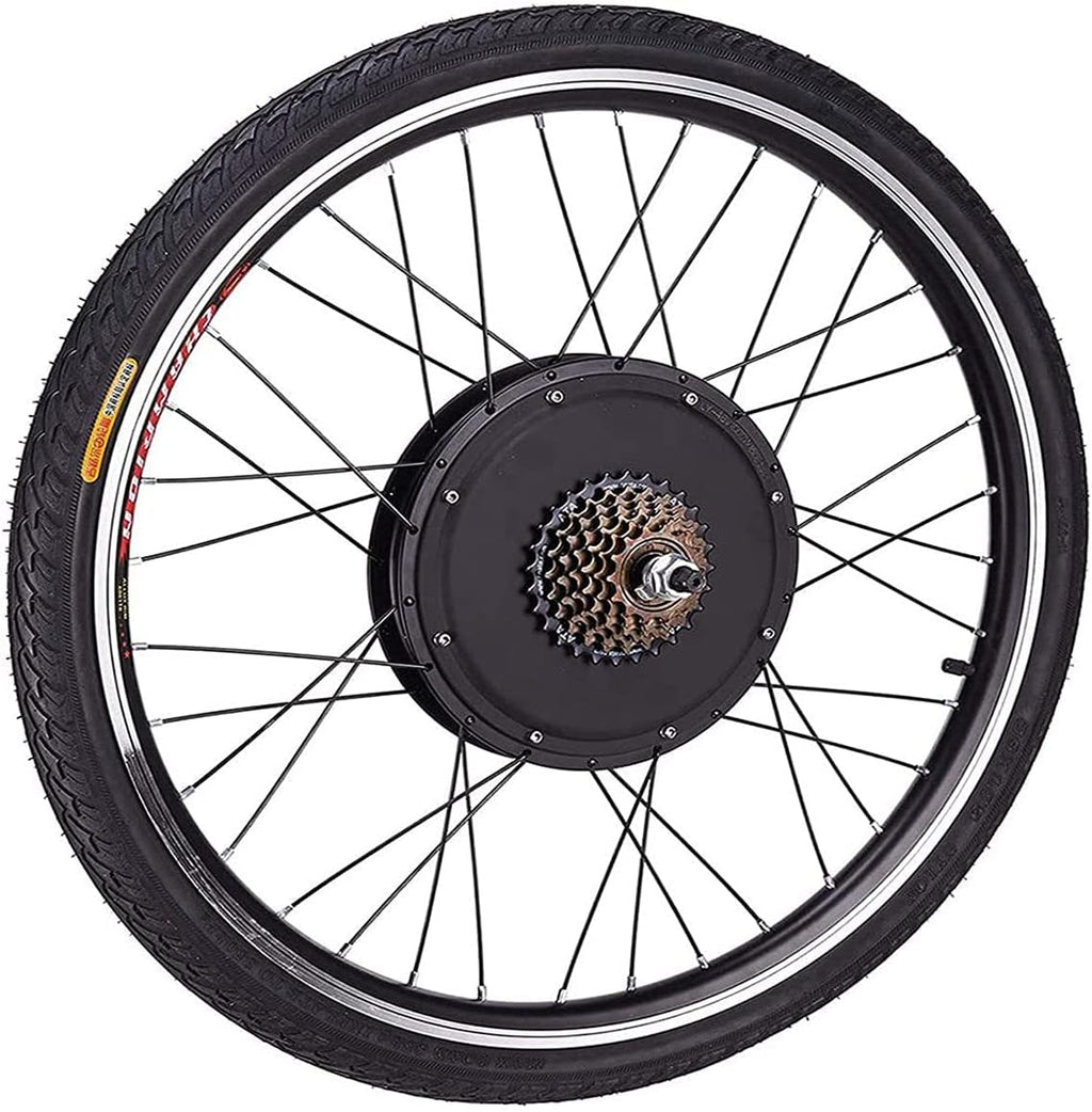 48V 1000W Front Hub Motor Brushless Gear Bicycle Electric Bike Conversion Kit with LCD Display for 26" Wheel T969531