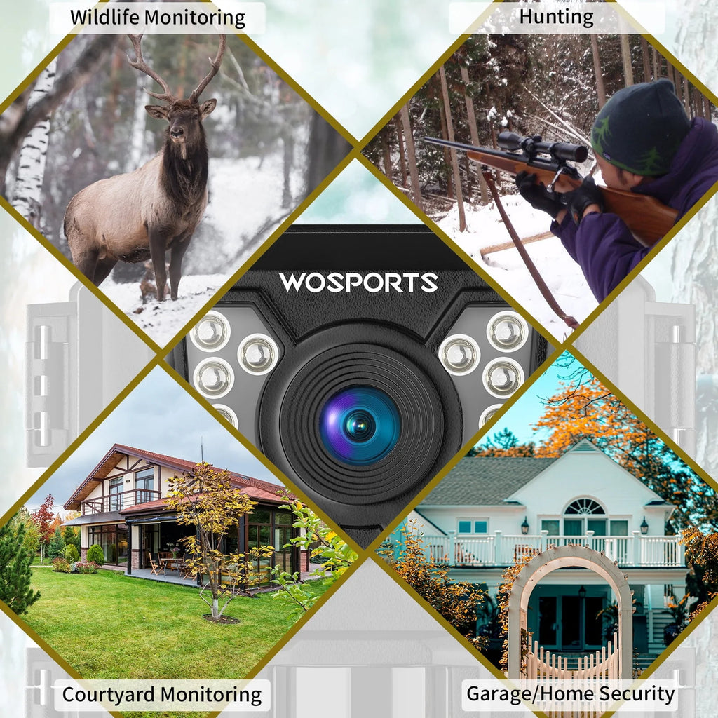Mini Trail Camera 24MP 1080P Waterproof Infrared X98972