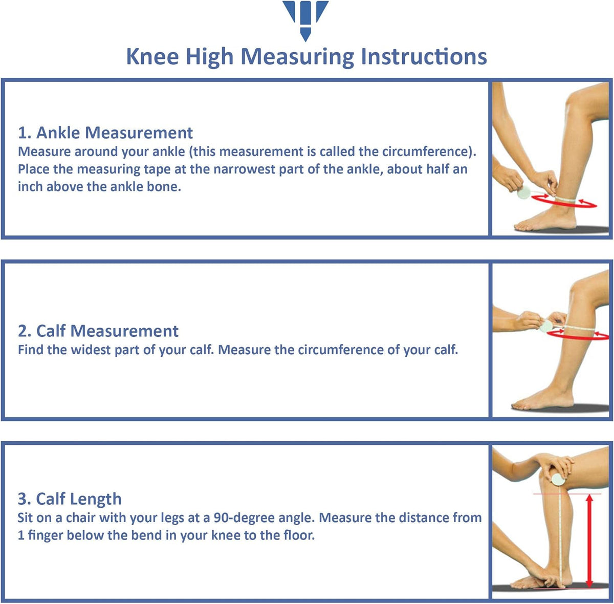 JOBST Relief Knee High 30-40 mmHg Closed Toe Compression Socks P846