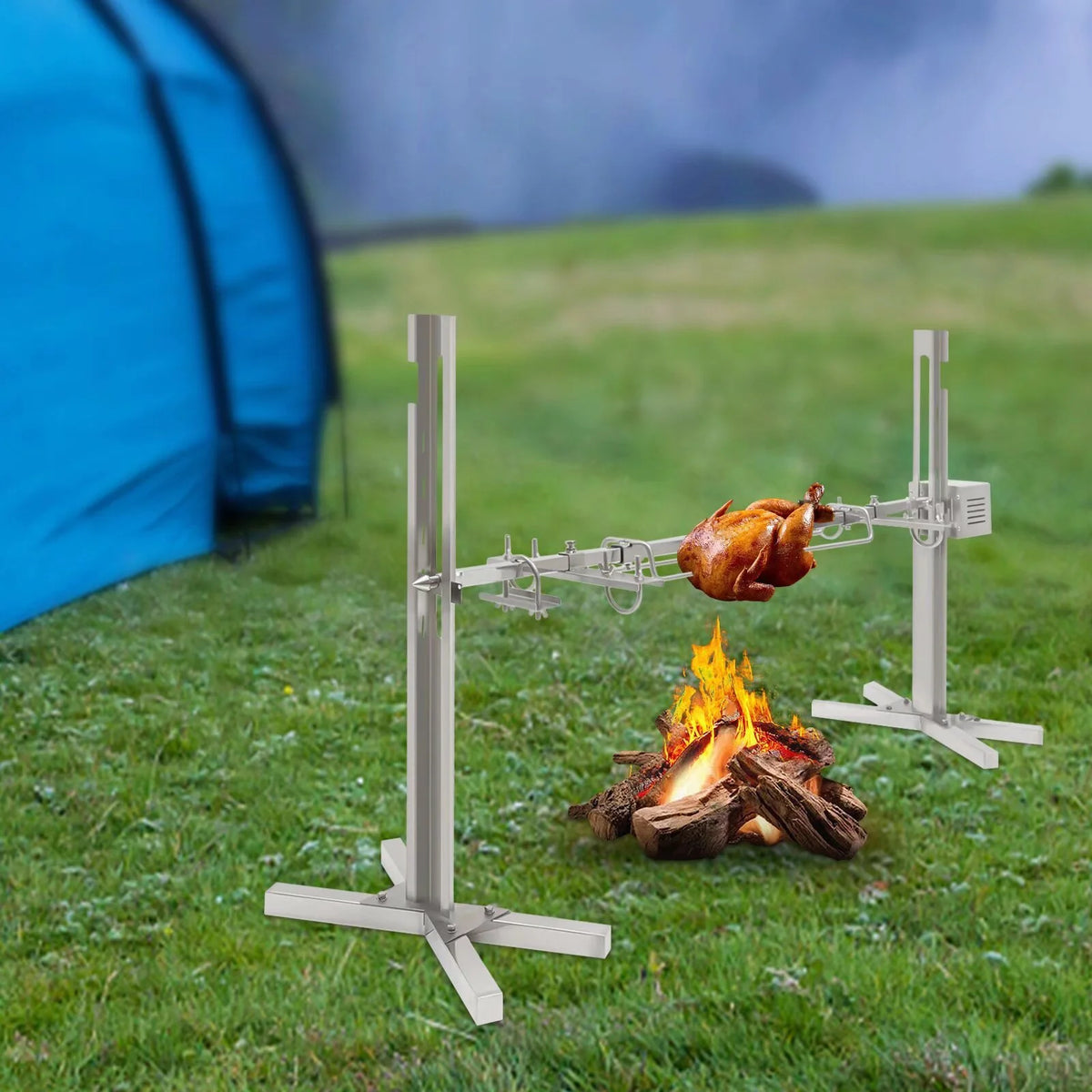 66lbs Large Grill Rotisserie Kit O26013