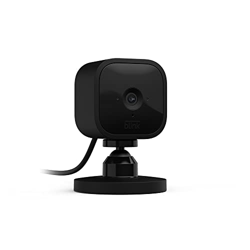 Compact indoor plug-in smart security camera, 1080p HD video, night vision, motion detection, two-way audio – 2 cameras (White) S281318