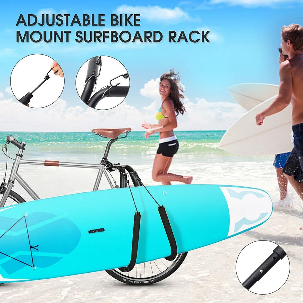 Surfboard Bicycles Carrier Rack Bike Skimboard Kiteboard Holder L914758