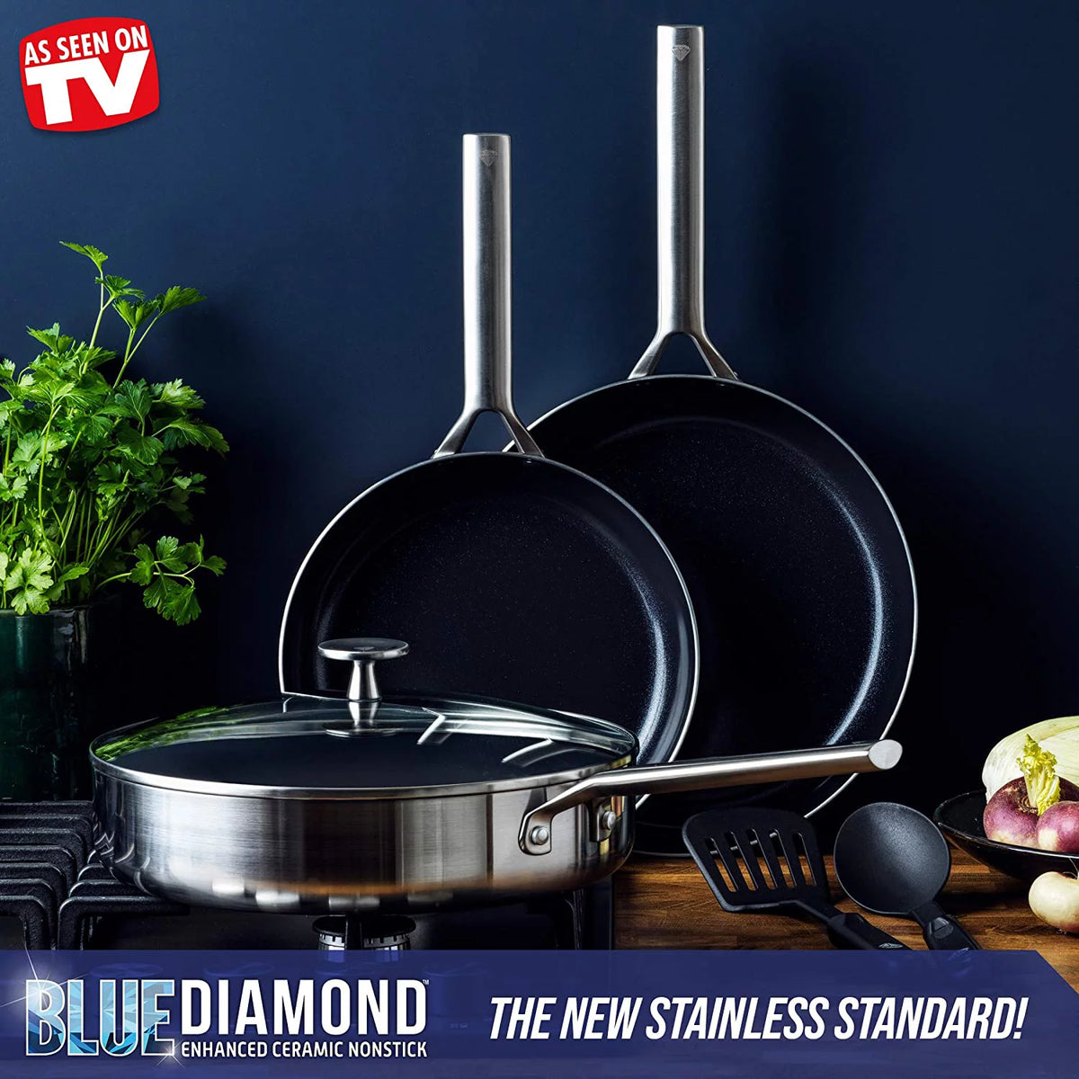 Ceramic Non-stick 6 Piece Cookware Set N27594