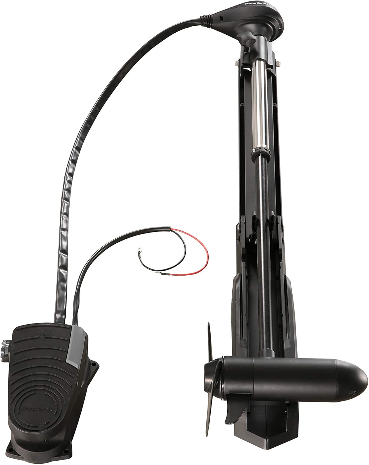 45-Inch Shaft 55-Pound Peak Thrust Cable Steer Foot-Control Trolling Motor I74398