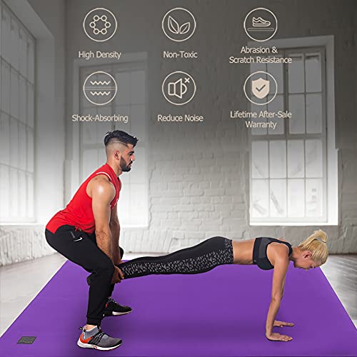 Large Non-Slip Exercise Mat 7mm F58084