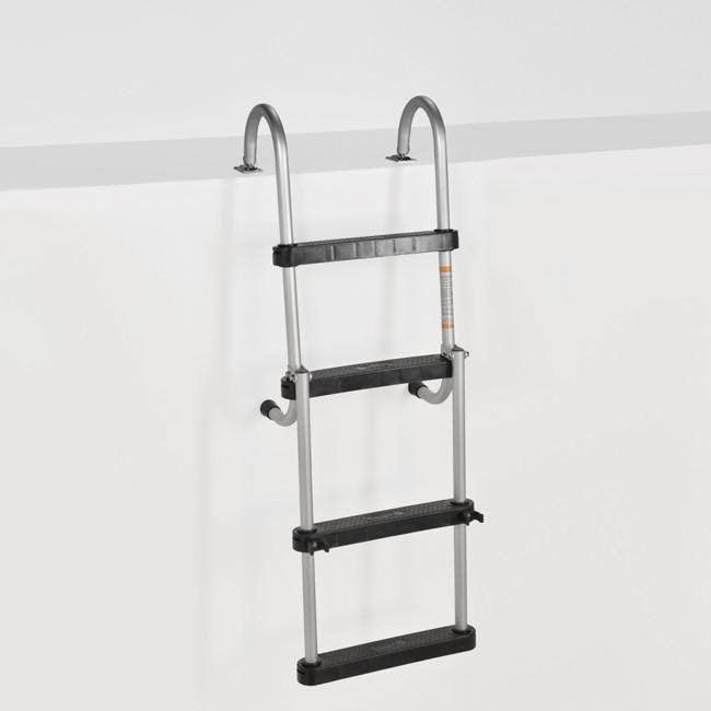 4 Step Folding Boarding Ladder 300 lb Capacity C23814
