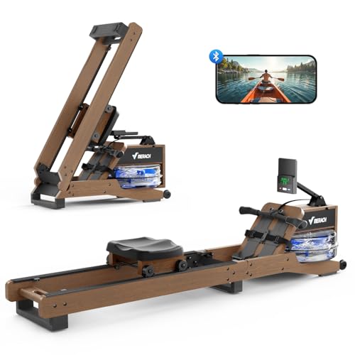 Foldable Water Rowing Machine with 400LBS Weight Capacity Y676821