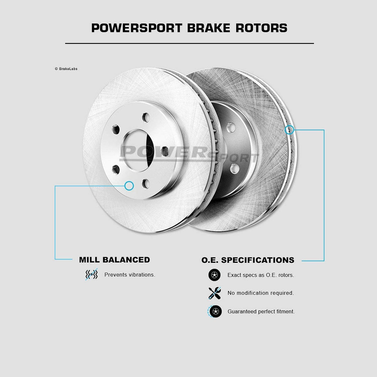 Front Rear Brakes and Rotors Kit Semi Metallic Brake Pads X8174