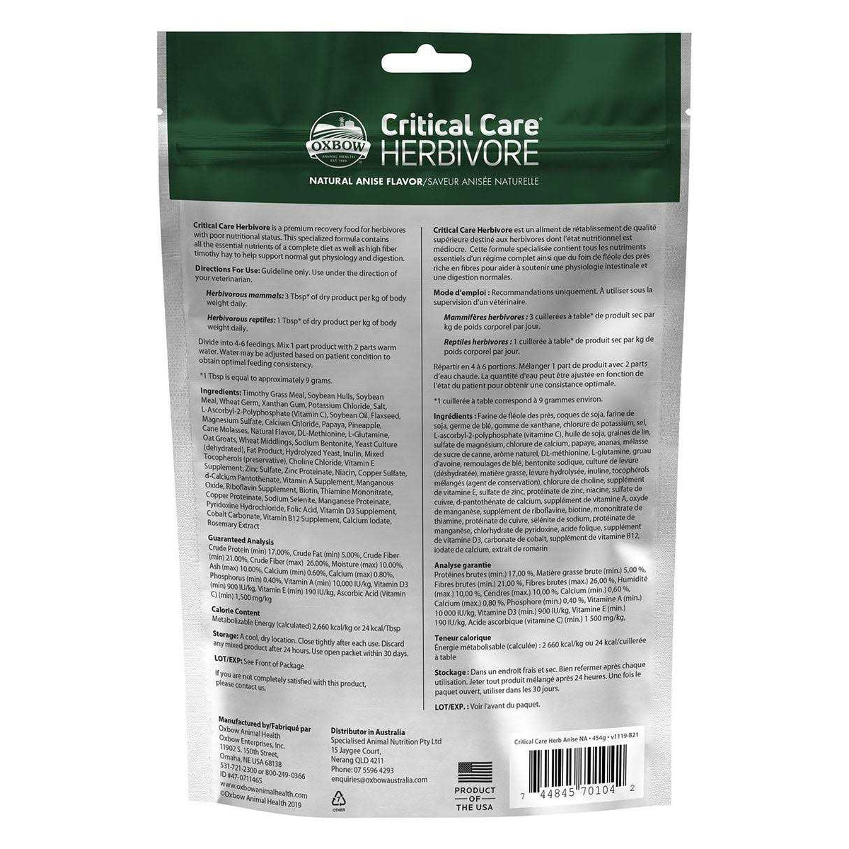 Critical Care Herbivore K93145