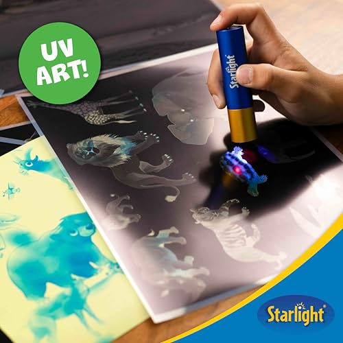 Light-Activated Paper Art Kit with UV Flashlight J92511