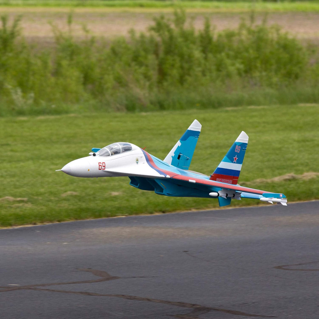 RC Airplane SU-30 Twin 70mm EDF BNF Basic 1100mm X2462