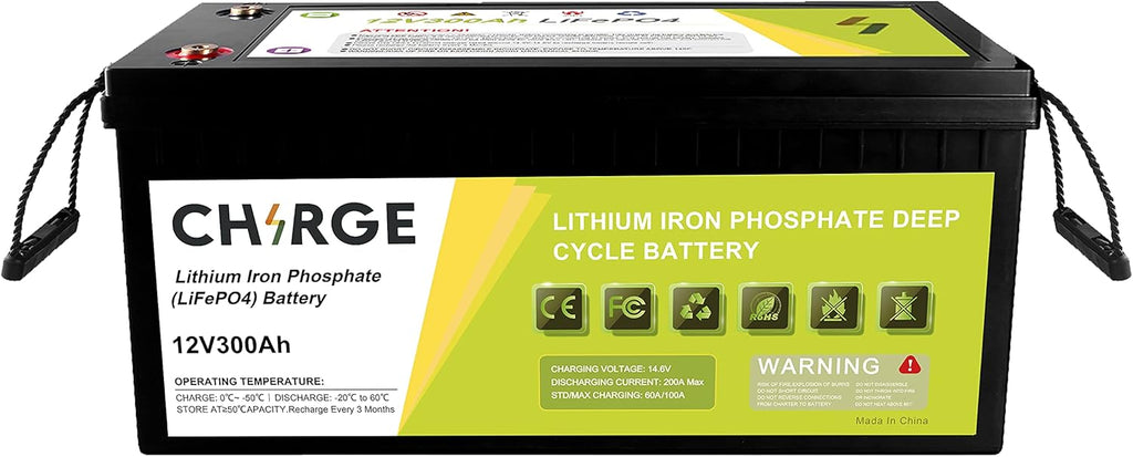 12V 100Ah Lithium Battery with 100A BMS LiFePO4 Deep Cycles Battery Y7402