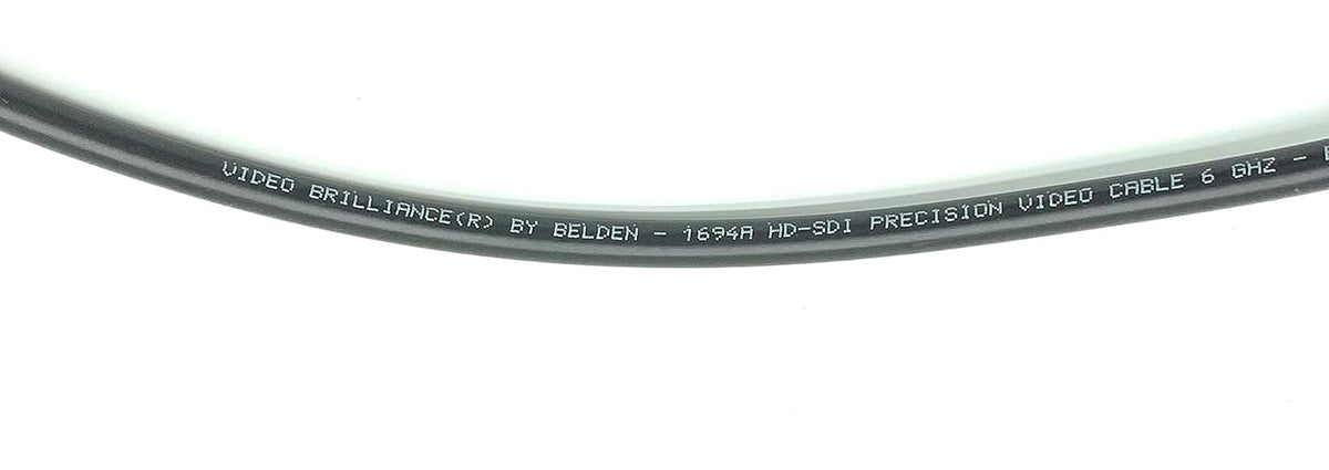 3G/6G HD SDI BNC Cable Black 50ft F104