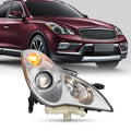 Chrome Projector Headlight Passenger Right D79355