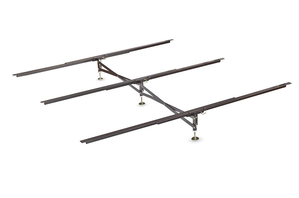 Black California King Steel Slat Bed Frame N378091