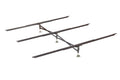 Black California King Steel Slat Bed Frame N378091