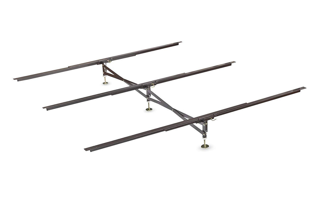 Black California King Steel Slat Bed Frame N378091