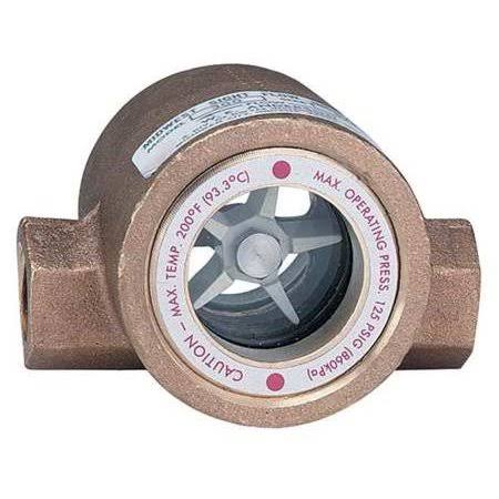 Bronze Double Sight Flow Indicator V409