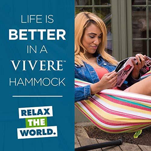 Double Cotton Hammock with Steel Stand F579514