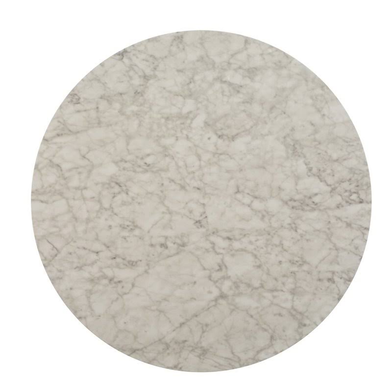Round Faux Marble Coffee Table O227