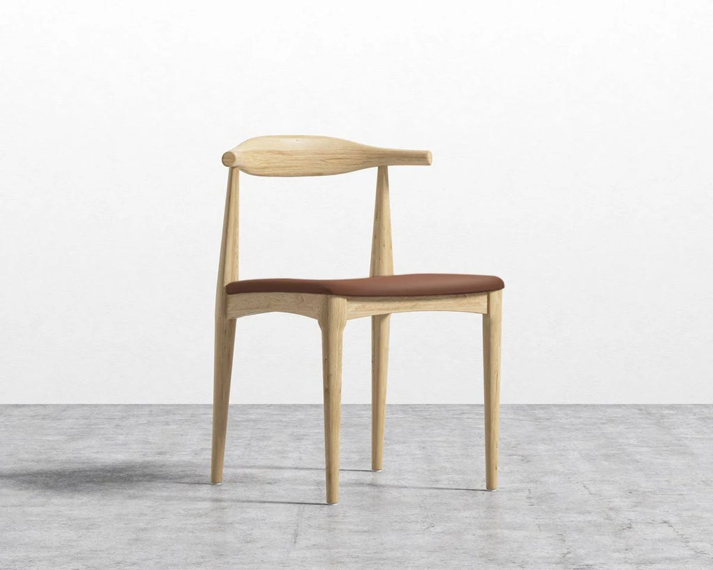 Chartreuse Walnut Stain Elbow Chair F364633