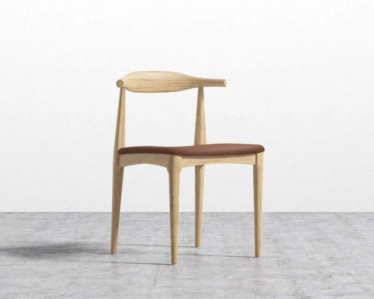 Chartreuse Walnut Stain Elbow Chair F364633