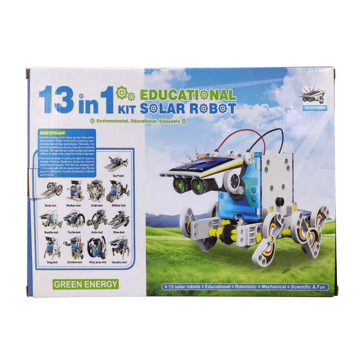 Solar Powered Robot Construction Kit Science Experiments I160