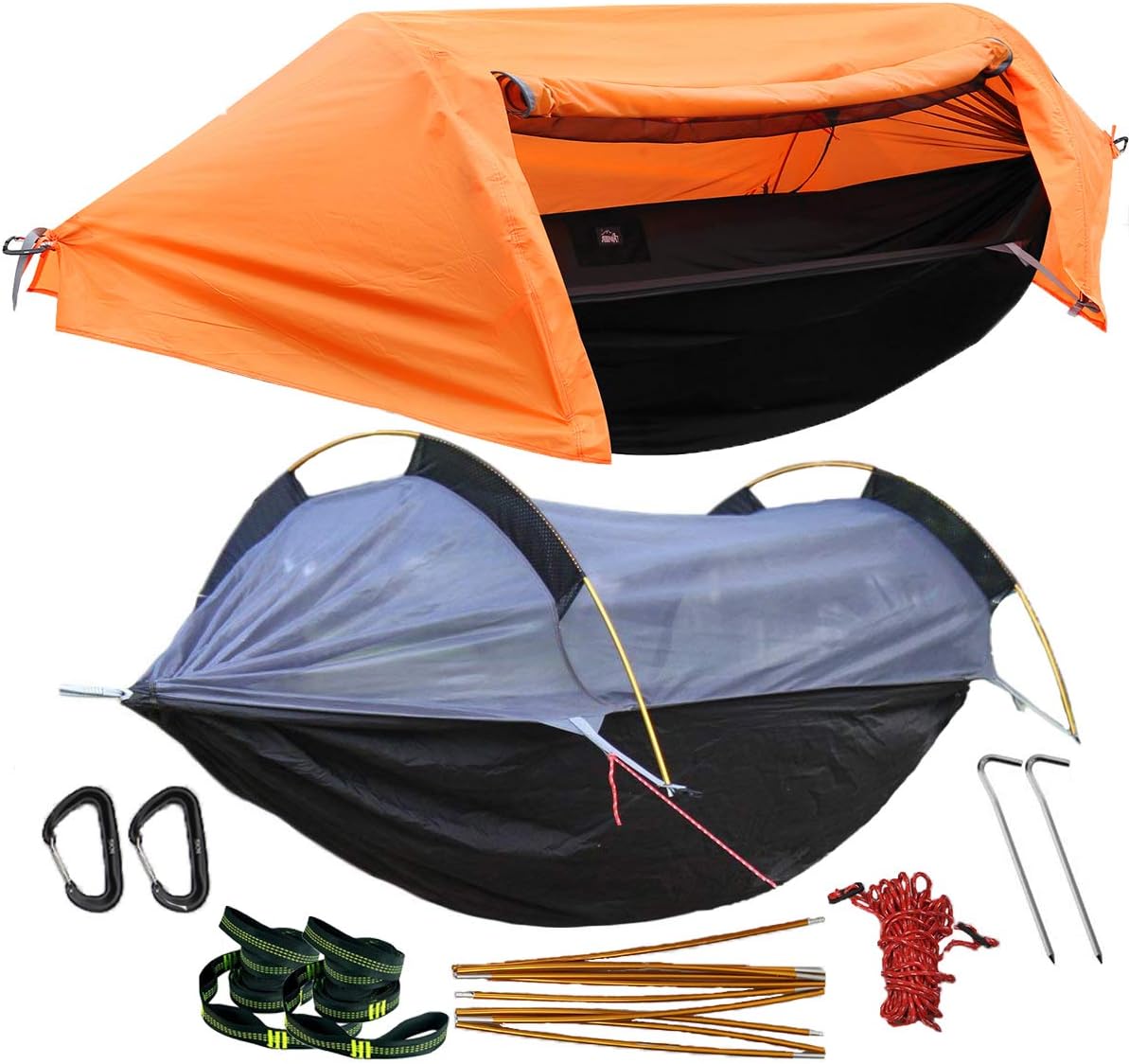 Camping Hammock with Net and Rainfly Cover T777
