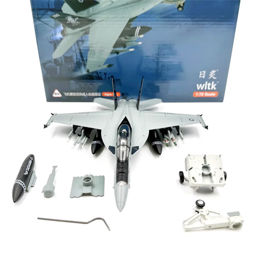 1/72 Scale F/A-18F Super Hornet Fighter Model Alloy Construction I359677