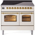Antique White Induction Range with Electric Oven D214163