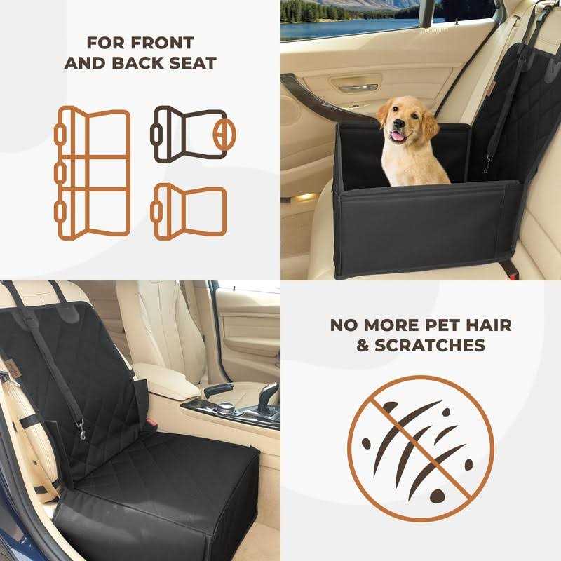 Extra Stable Dog Car Seat for Small to Medium-Sized Dogs D915531