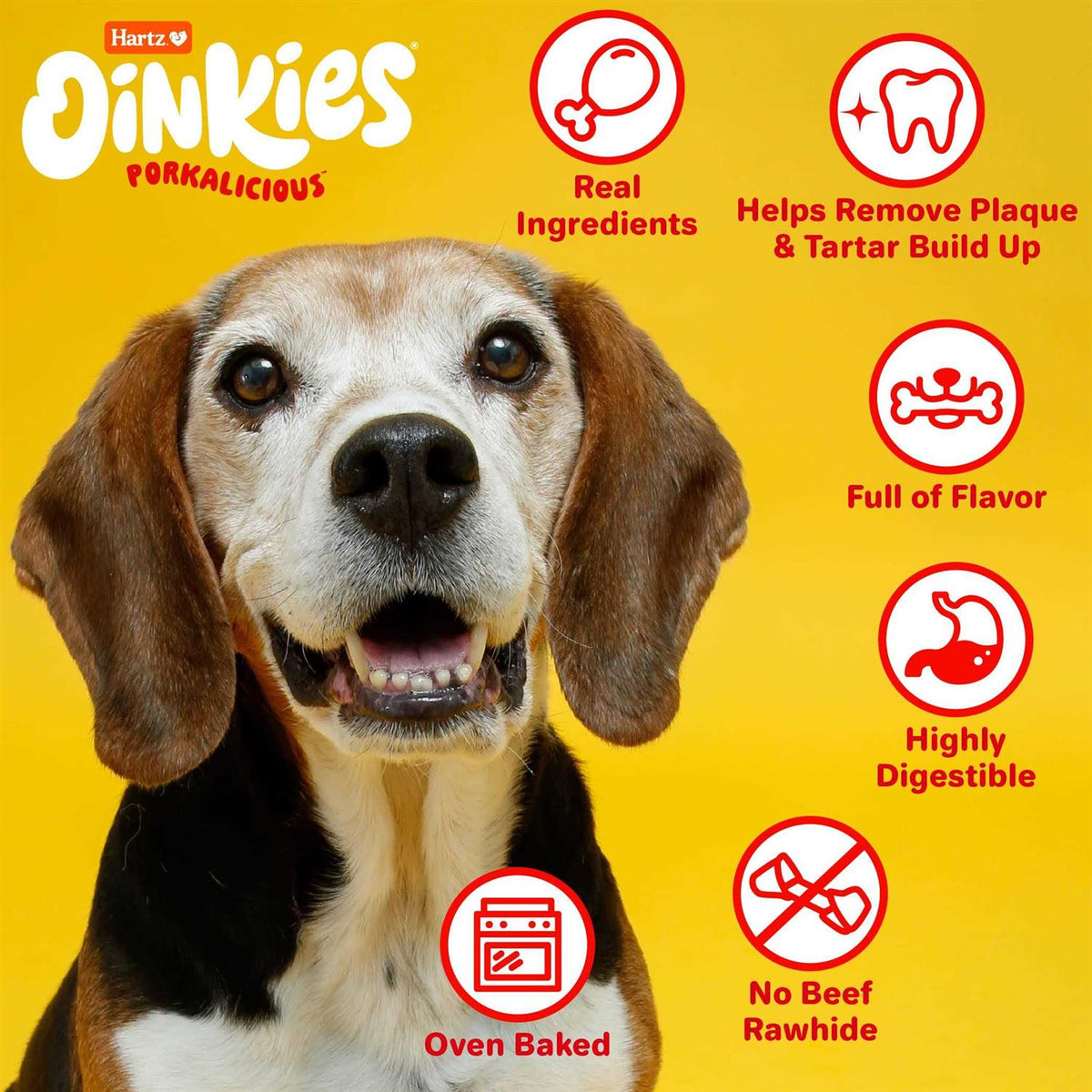 Smoked Pig Skin Twists Dog Treats H51498