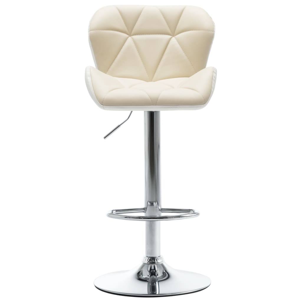 Orange Faux Leather Bar Stool Z545840