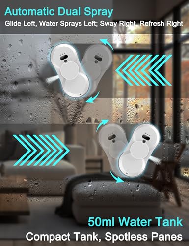 Window Cleaning Robot with Dual Spray D8127