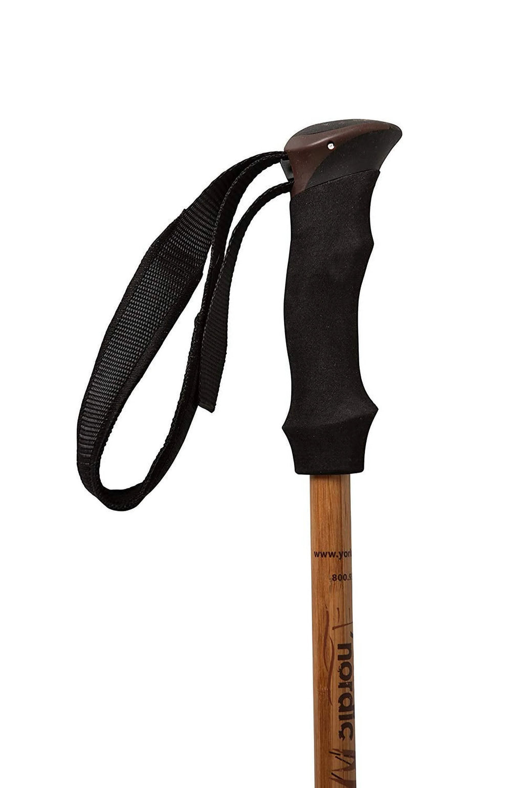 Bamboo & Carbon Fiber Walking Poles - 2 Pack - 6.8 oz Ultralight Collapsible Hiking Poles U54030