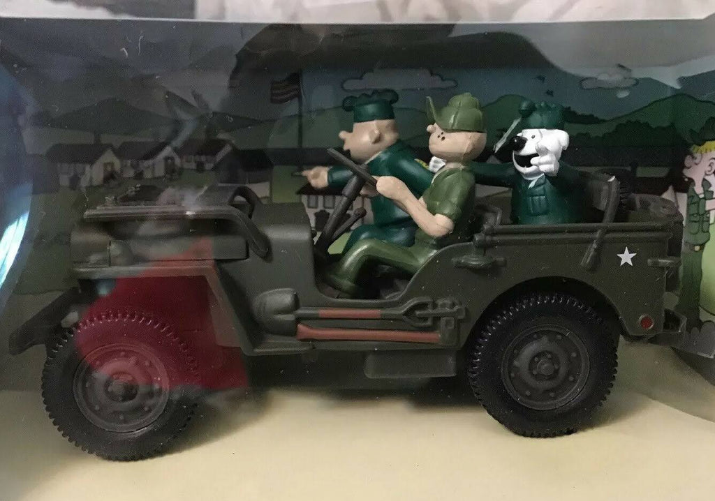 Die-Cast Beetle Bailey in Willys Jeep Q731685