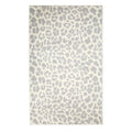 Grey and Cream Leopard 5 x 7 Rug T472