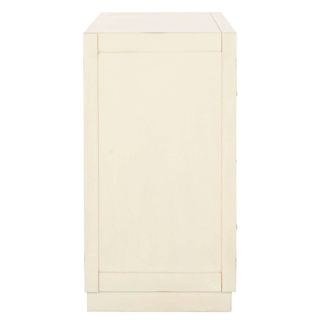 Beige Light Grey 3-Drawer Chest C7409